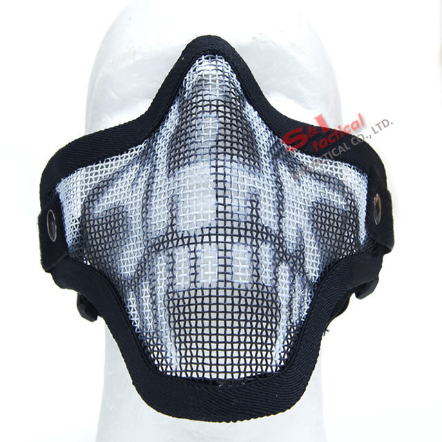 TMC V5 Strike Mesh Half Face Skull Mask